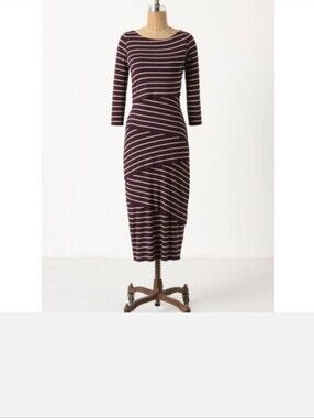 Anthropologie | Bailey 44 Tiered Stripes Dress